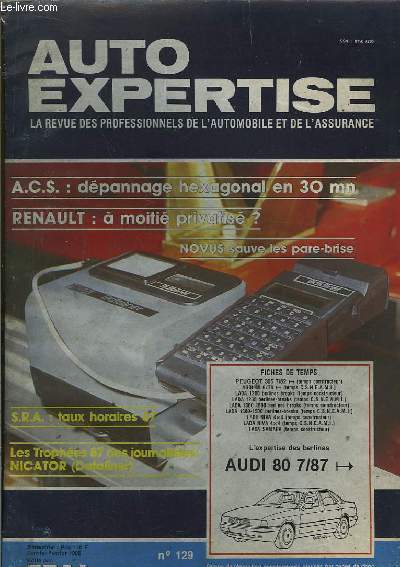 Auto Expertise N129 : Audi 80 7/87