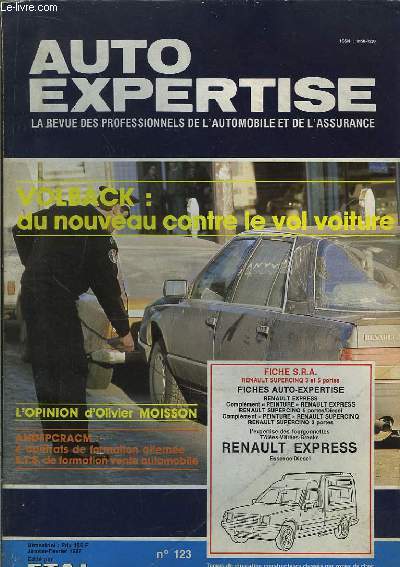 Auto Expertise N123 : Renault Express Essence - Diesel.