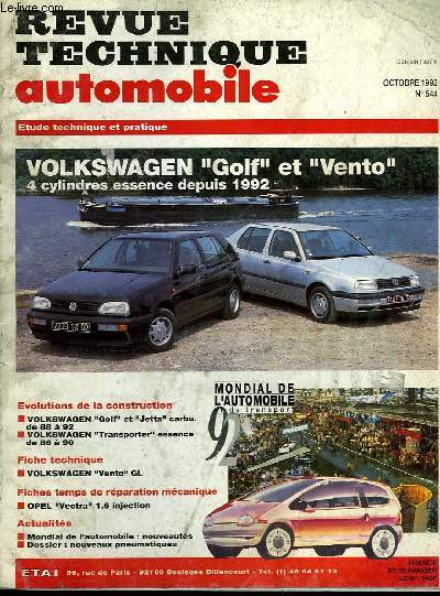 Revue Technique Automobile N544 : Volkswagen 