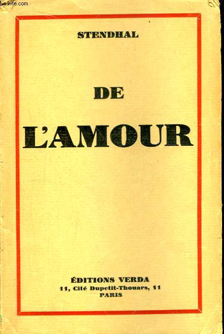 De l'Amour