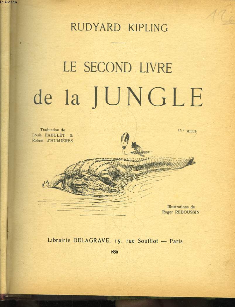 Le Second Livre de la Jungle