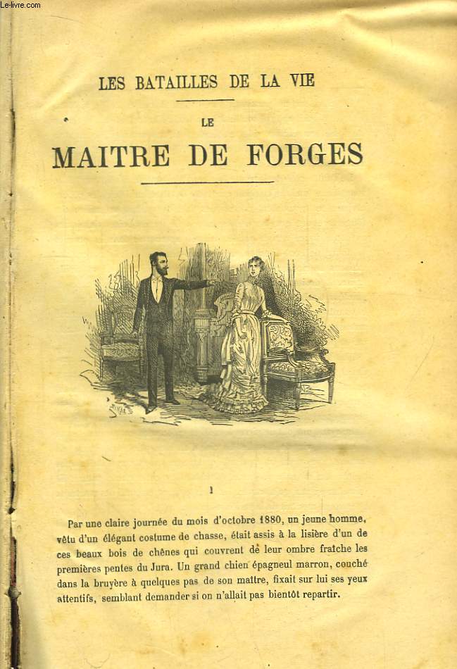 Oeuvres de G. Ohnet. TOME 1 : Les Batailles de la Vie. Le Maitre de Forges - Laz Comtesse Sarah
