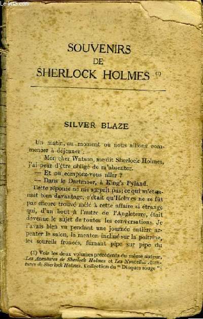 Souvenirs de Sherlock Holmes.