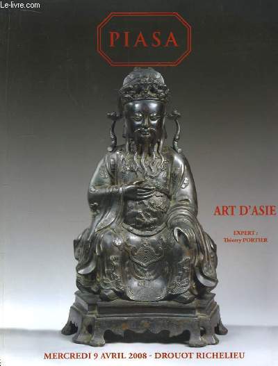 Art d'Asie. Catalogue de la vente aux enchres publiques du 9 avril 2008,  Drouot-Richelieu.