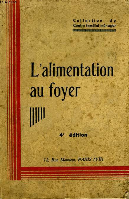 L'Alimentation au Foyer