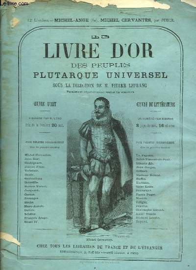 Le Livre d'Or des Peuples Plutarque Universel. Livraison n12 : Michel-Ange (Fin) - Michel Cervants, par Puech.