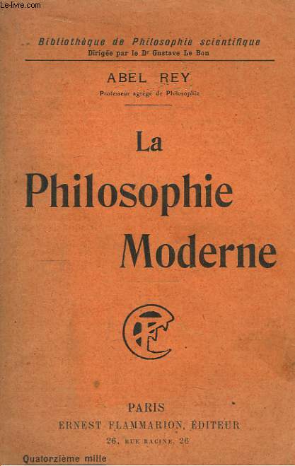 La Philosophie Moderne