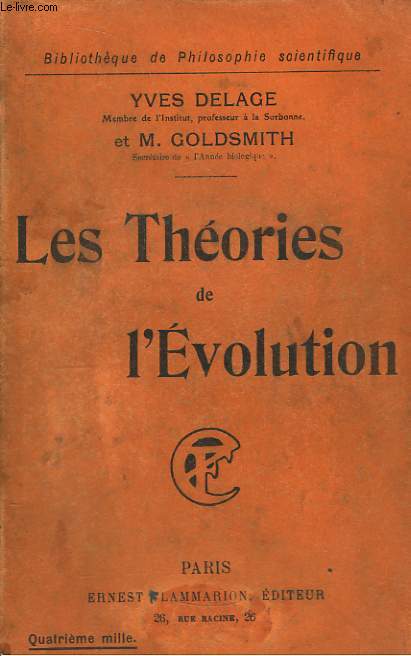 Les Thories de l'Evolution