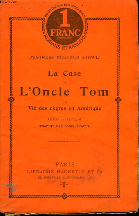 La Case de l'Oncle Tom, ou Vie des ngres en Amrique.