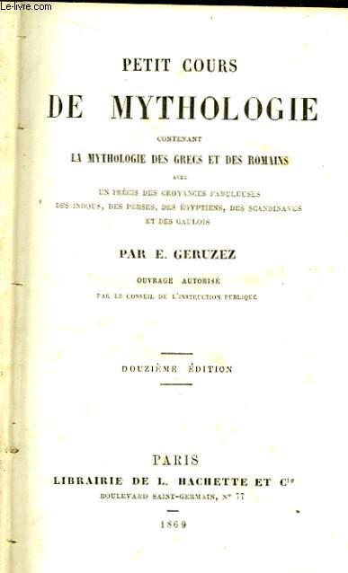 Petit cours de Mythologie