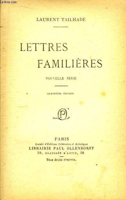Lettres Familires