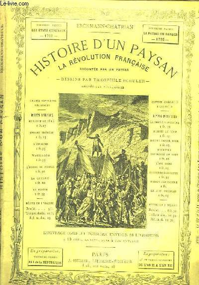 Histoire d'un Paysan. La Rvolution Franaise, raconte par un paysan. 3me srie