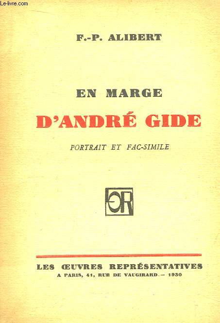 En marge d'Andr Gide.