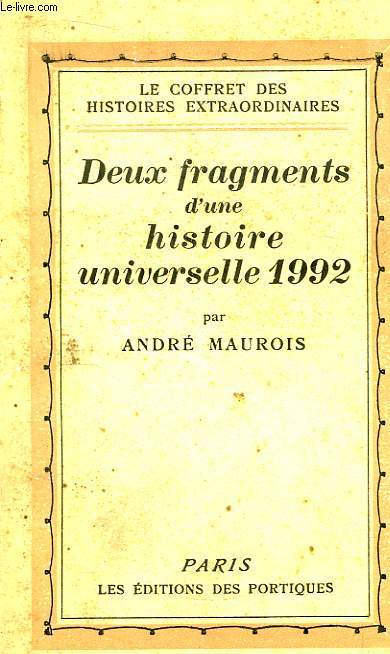 Deux fragments d'une Histoire Universelle 1992