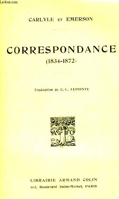 Correspondance (1834 - 1872)