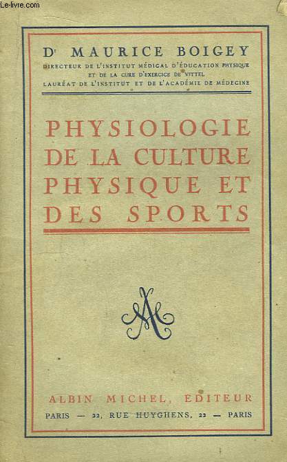 Physiologie de la Culture Physique et des Sports