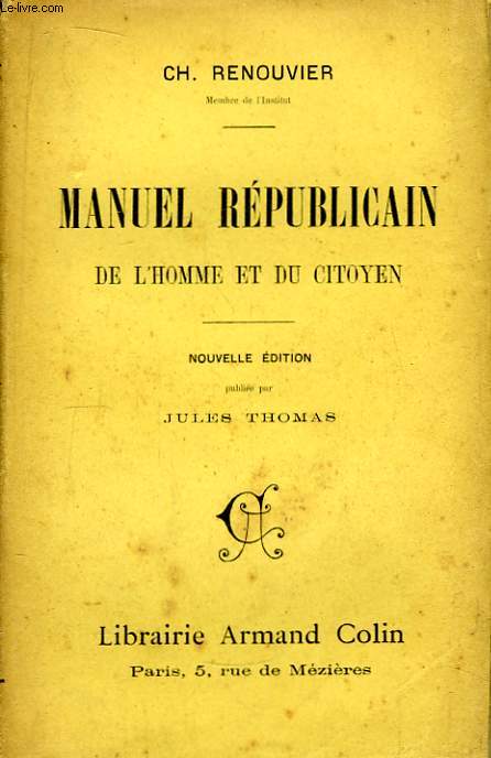Manuel Rpublicain de l'Homme et du Citoyen.