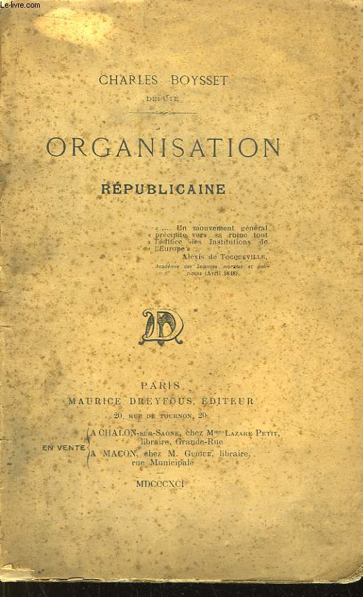 Organisation Rpublicaine.