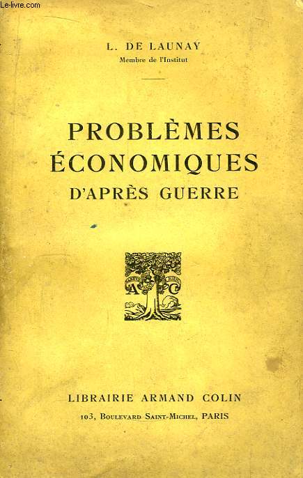 Problmes Economiques d'Aprs Guerre.