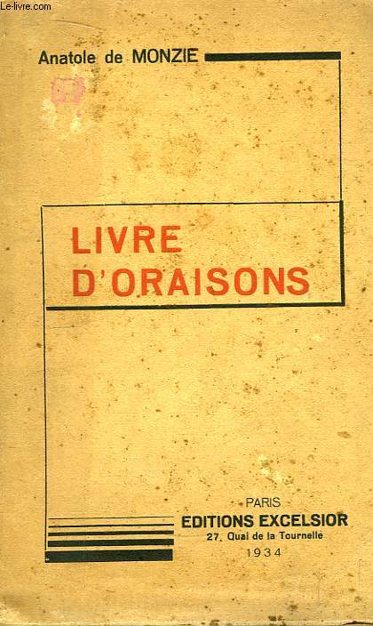 Livres d'Oraisons.