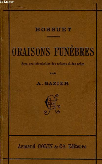 Oraisons Funbres