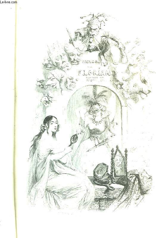 Fables de Florian, illustres par J.J. Granville. Suivie de Tobie et de Ruth