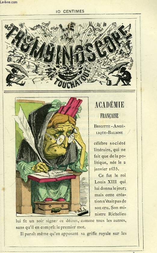 Le Trombinoscope N97 : Acadmie Franaise. Brigitte-Anglique-Balbine.