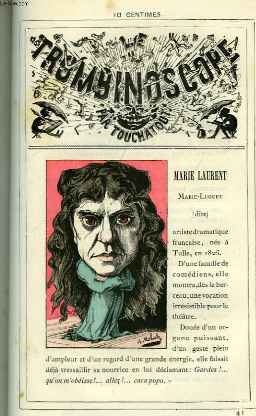 Le Trombinoscope N81 : Marie-Luguet, dite Marie Laurent.
