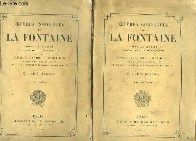 Oeuvres Compltes de La Fontaine. En 2 TOMES