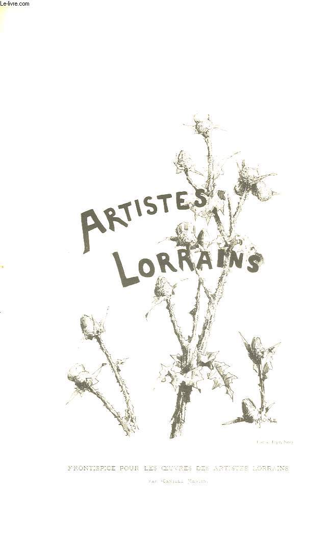 Artistes Lorrains.
