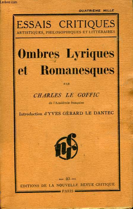 Ombres Lyriques et Romanesques.