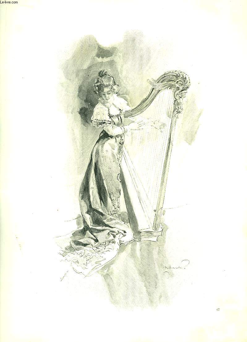 La Chanson de la Harpe. Feuillets extraits d'un ouvrage reli 