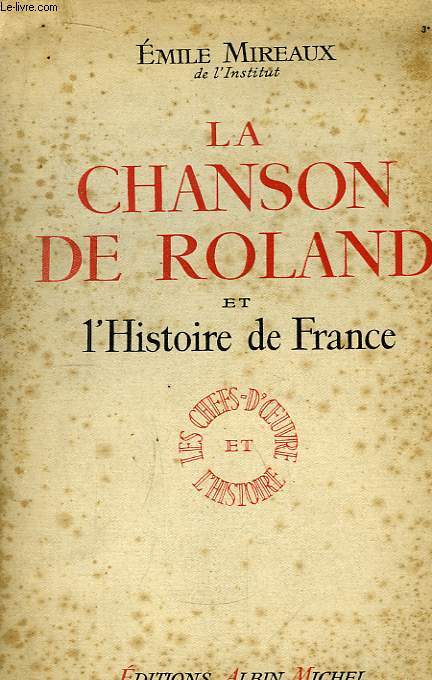 La Chanson de Roland et l'Histoire de France