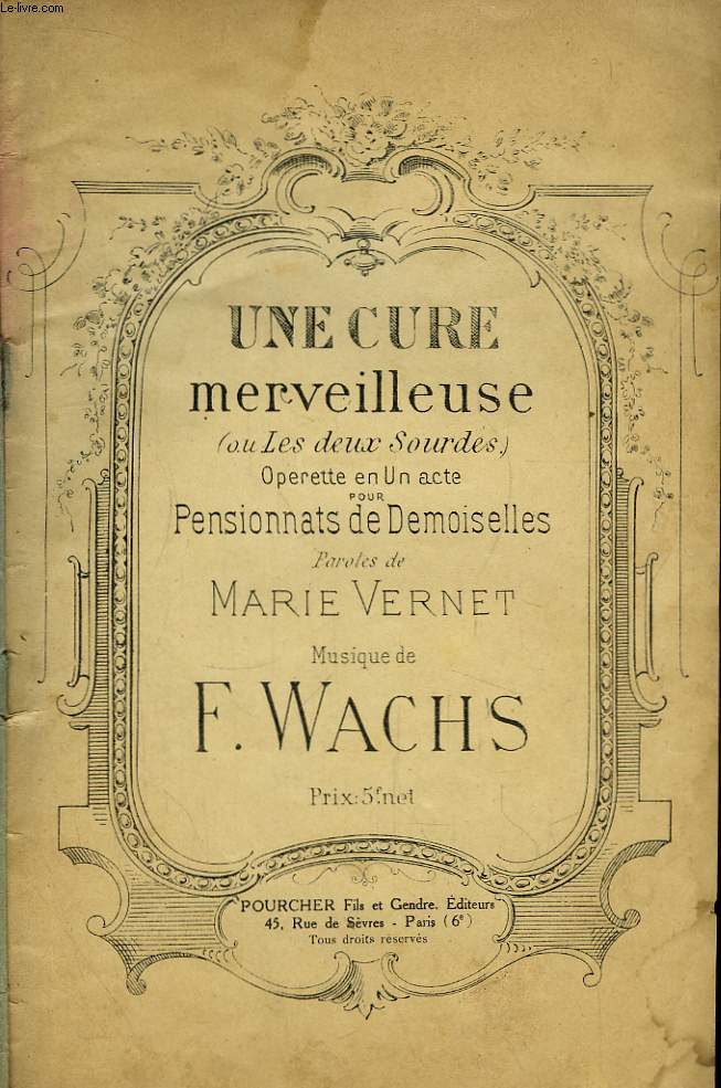 Une Cure Merveilleuse (ou Les Deux Sourdes)
