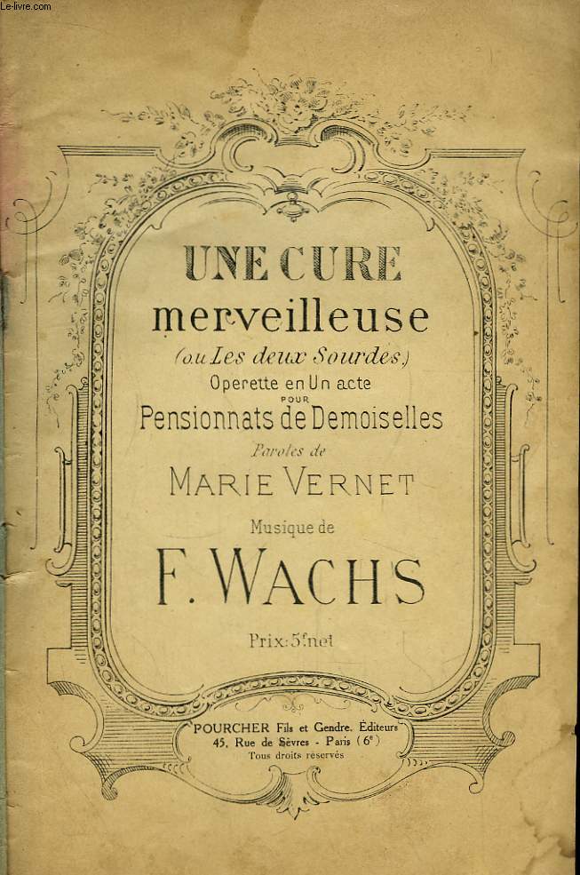 Une Cure Merveilleuse (ou Les Deux Sourdes)