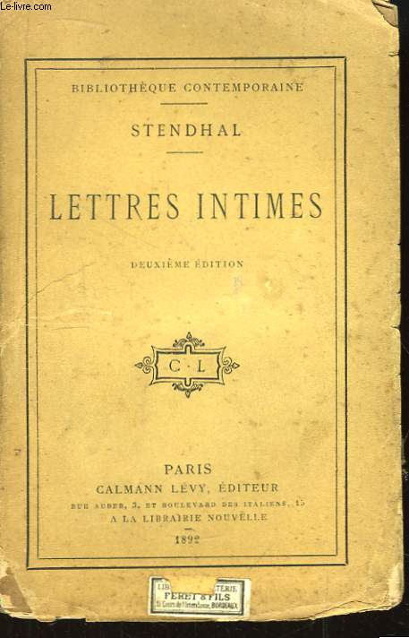 Lettres Intimes