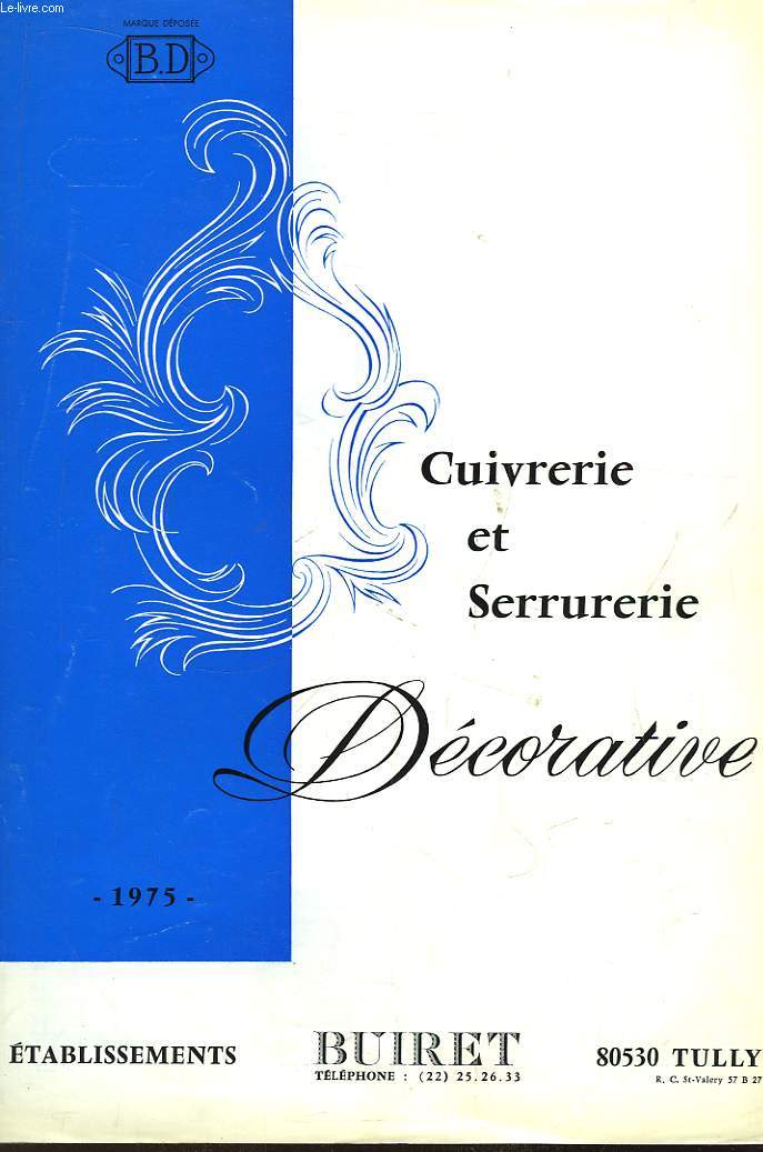 Cuivrerie et Serrurerie Dcorative - 1975