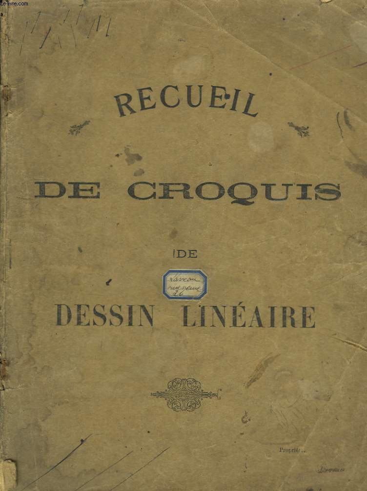 Recueil de Croquis de Dessin Linaire.