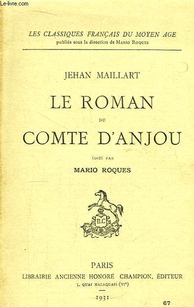 Le Roman du Comte d'Anjou.