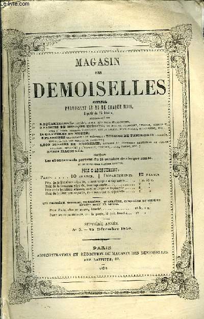 Magasin des Demoiselles. N3 - 7me anne