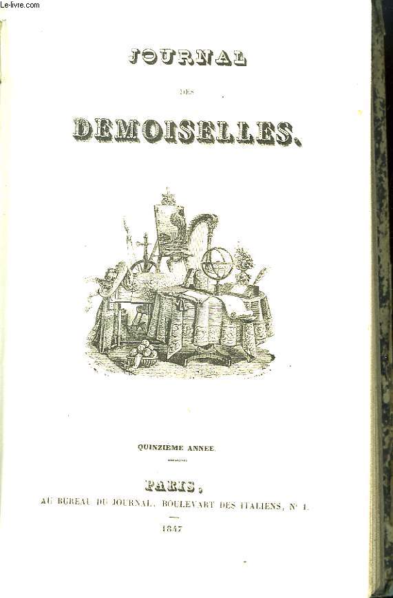 Journal des Demoiselles. 15me anne : 1847