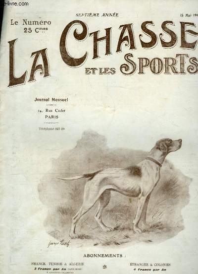 La Chasse et les Sports. 7me anne, 15 mai 1913