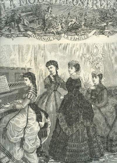 La Mode Illustre. Journal de la Famille. 5 livraisons de l'anne 1870, 11me anne. N7, 9, 17, 21, 28 et 30