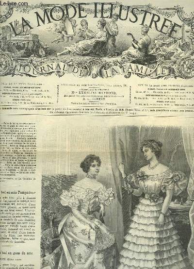 La Mode Illustre. Journal de la Famille. 17 livraisons de l'anne 1896, 37me anne : N4, 8, 9, 10, 11, 13, 14, 17, 19, 20, 22, 23, 26, 28, 29, 30, 32.