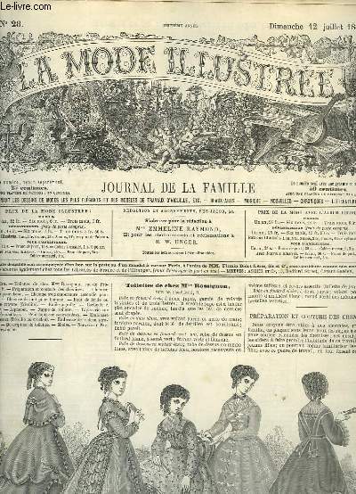 La Mode Illustre. Journal de la Famille. Livraison N28 - 9me anne : Toilettes de Mme Rossignon.