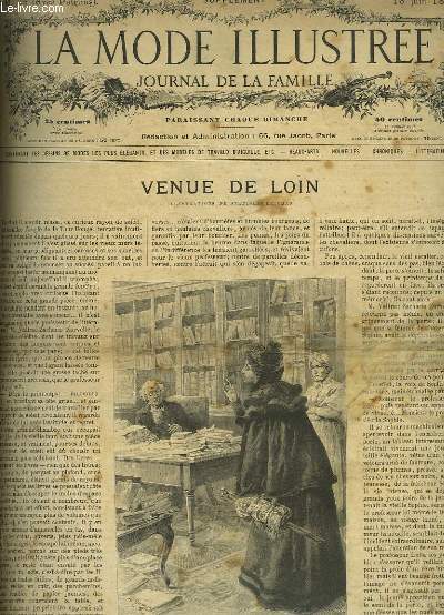 Supplment Littraire de La Mode Illustre. Journal de la Famille. 1893  1895 (du N25 du 18 juin 1893 au n4 du 27 janvier 1895)