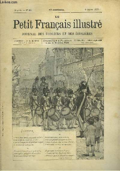 Le Petit Franais illustr. Journal des Ecoliers et des Ecolires. 1890, 2me anne. (Du n45, 4 janvier au n92, 29 novembre)