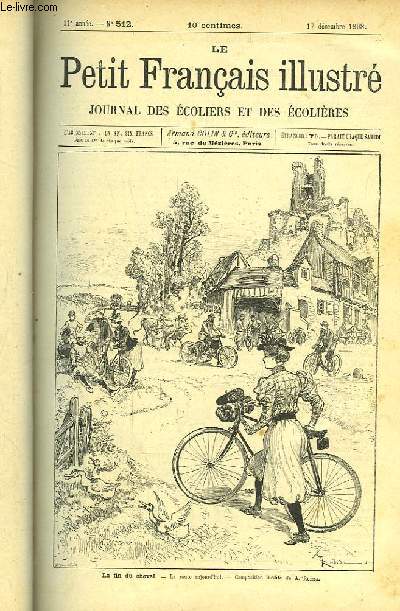 Le Petit Franais illustr. Journal des Ecoliers et des Ecolires. 1899, 11me anne (N510, du 3 dcembre 1898 au N561, du 25 novembre 1899)