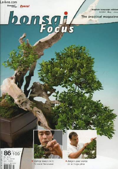 Bonsai Focus, the practical magazine n86 : Styling lesson with Hotsumi Terakawa. Jrgen Zaar works on a Mugo Pine.