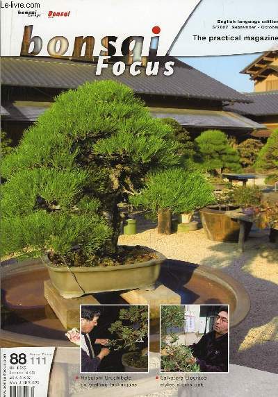 Bonsai Focus, the practical magazine n88 : Nobuichi Urushibata on grafting techniques.